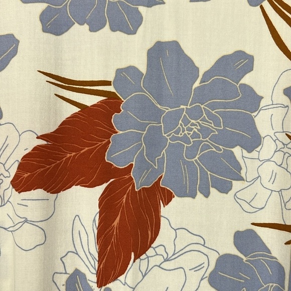 L*Space Kellen Dress Tie Front Blue Floral Beach Summer Resort Small Cutout - Picture 10 of 13